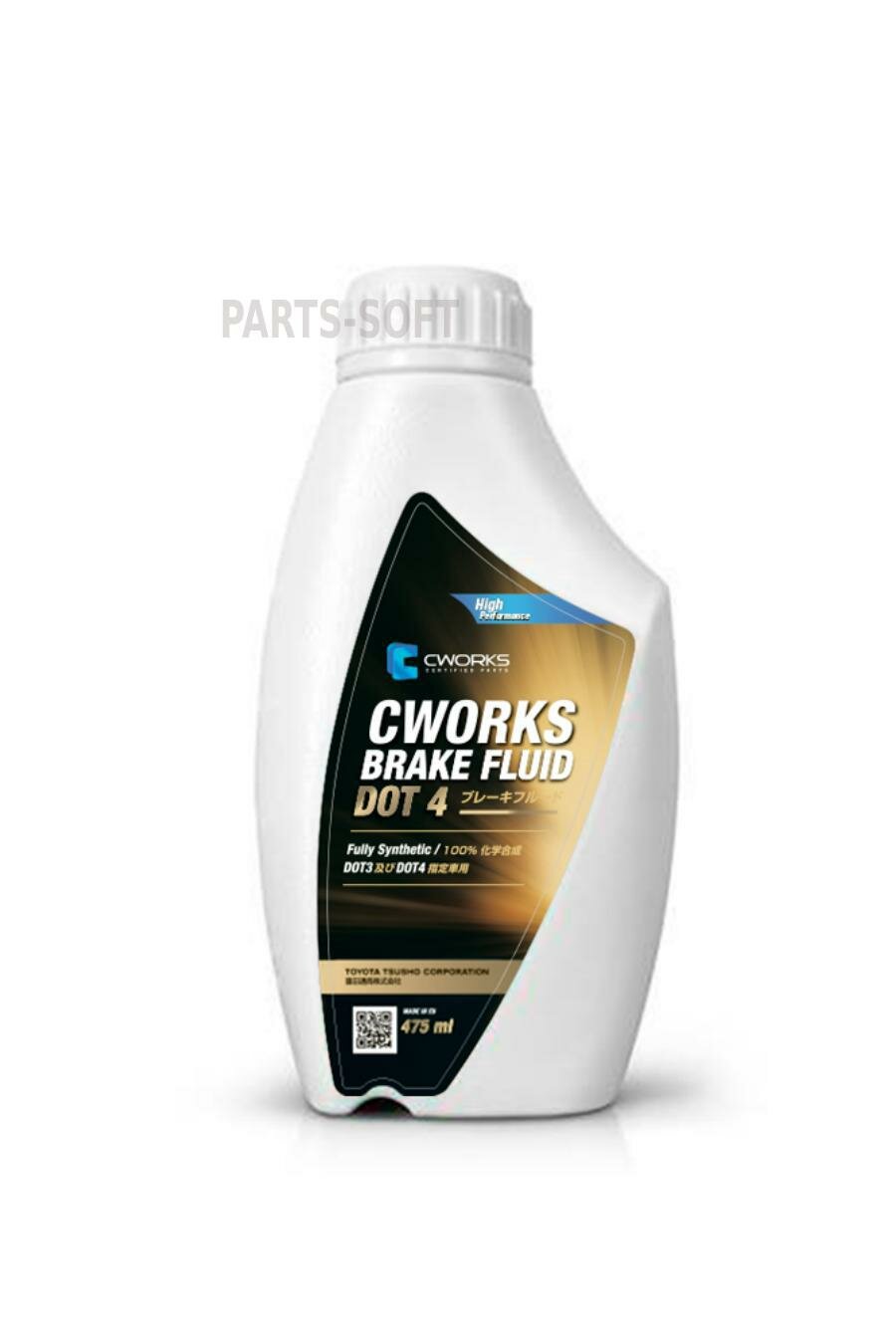 CWORKS A310R0X05 CWORKS BRAKE FLUID DOT-4, 0.5L, жидкость тормозная