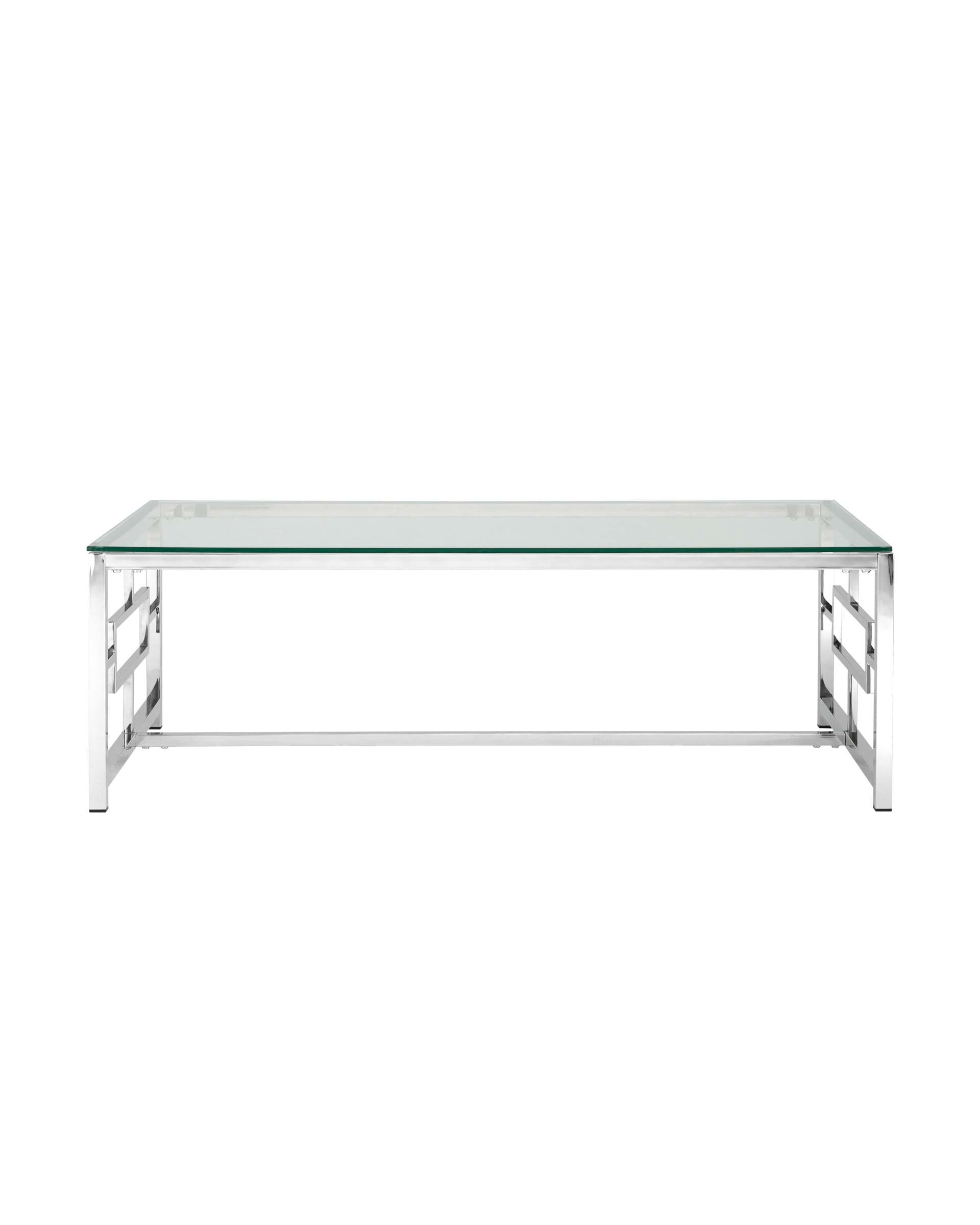 Стол STOOL GROUP Бруклин, ДхШ: 120 х 60 см, толщина столешницы: 0.8 см, серебро Hoff - фото №4