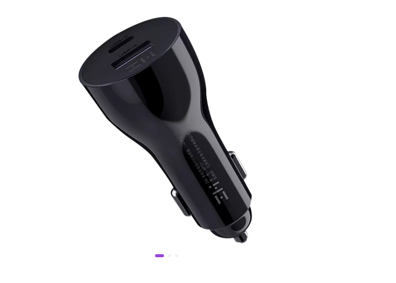 АЗУ Xiaomi ZMI Metal Car Charger 45W Dual Port USB Type-C (AP721)