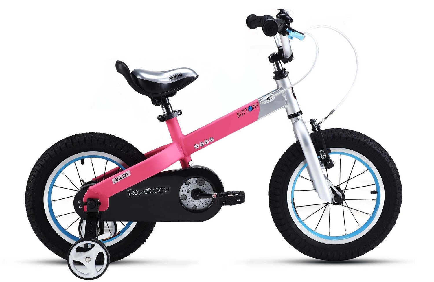Велосипед Royal Baby Buttons Alloy 18" (2020) (Велосипед Royal Baby Buttons Alloy 18", алюминий, RB18-16 Розовый)