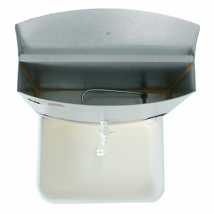 Умывальник TUNDRA, с ЭВН, пластиковая мойка, 1250 Вт, 17 л, цвет аквамикс - фотография № 3