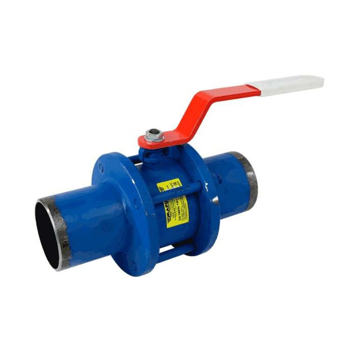 фото Кран шаровой сталь 11с67п Ду 100 Ру16 п/привар L=350мм Маршал 2СП.00.1.016.100/080