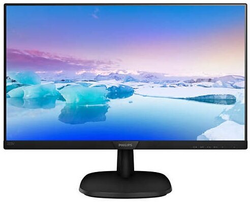 Монитор 21,5" Philips 223V7QHAB (00/01) 1920x1080, 5 мс, 250 кд/м2, 10000000:1, 178°/178°, IPS, HDMI, VGA (D-Sub), аудио стерео, SPK