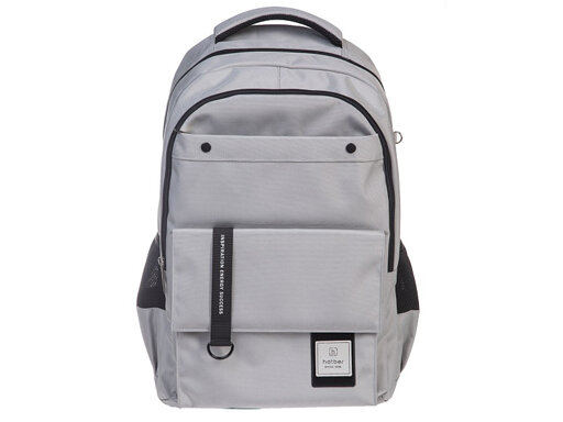 фото Рюкзак Hatber PERFECT -Stone Grey - 47х32х17см полиэстер нагружная стяжка светоотраж. 2 отд