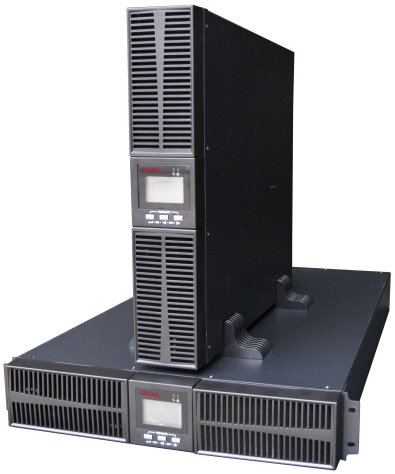 DKC Онлайн ИБП ДКС серии Small Rackmount, 2000 ВА/1800 Вт, 1/1, 8xIEC C13, EPO, USB, RS-232, RJ45, Rack 2U, 4x9Ач