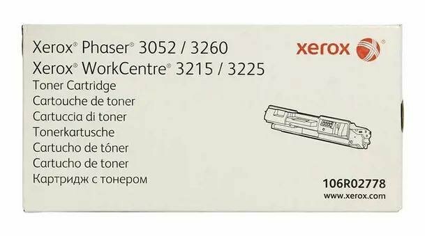 Картридж лазерный Xerox 106R02778 черный