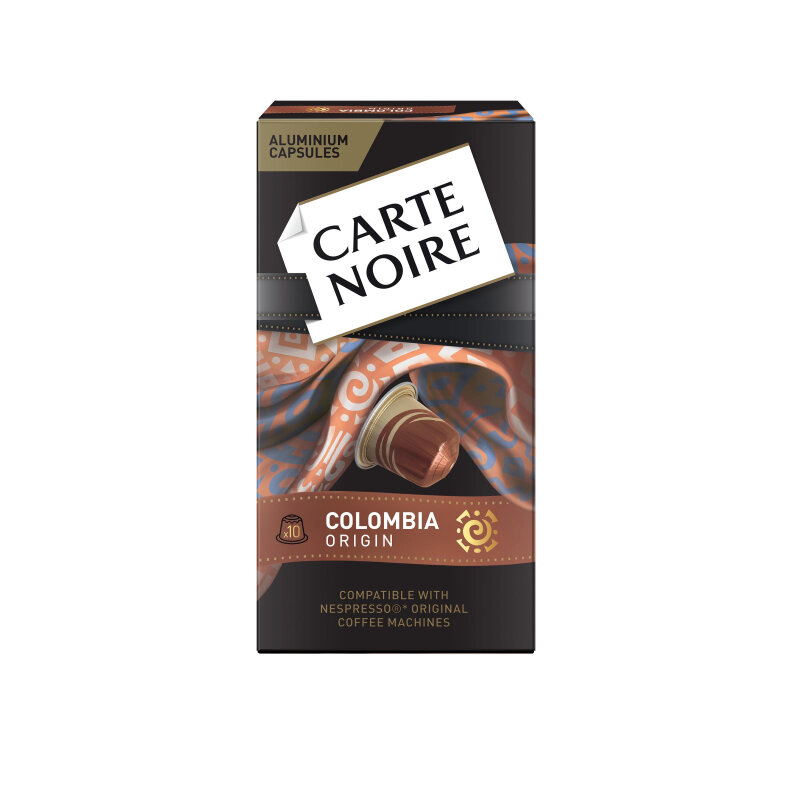 Кофе в капсулах Carte Noire Colombia Origin, упаковка 5,2грx10шт - фотография № 1