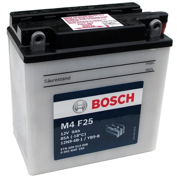 Аккумулятор Bosch Fresh Pack M4 F25 12V 9Ah 85A L+