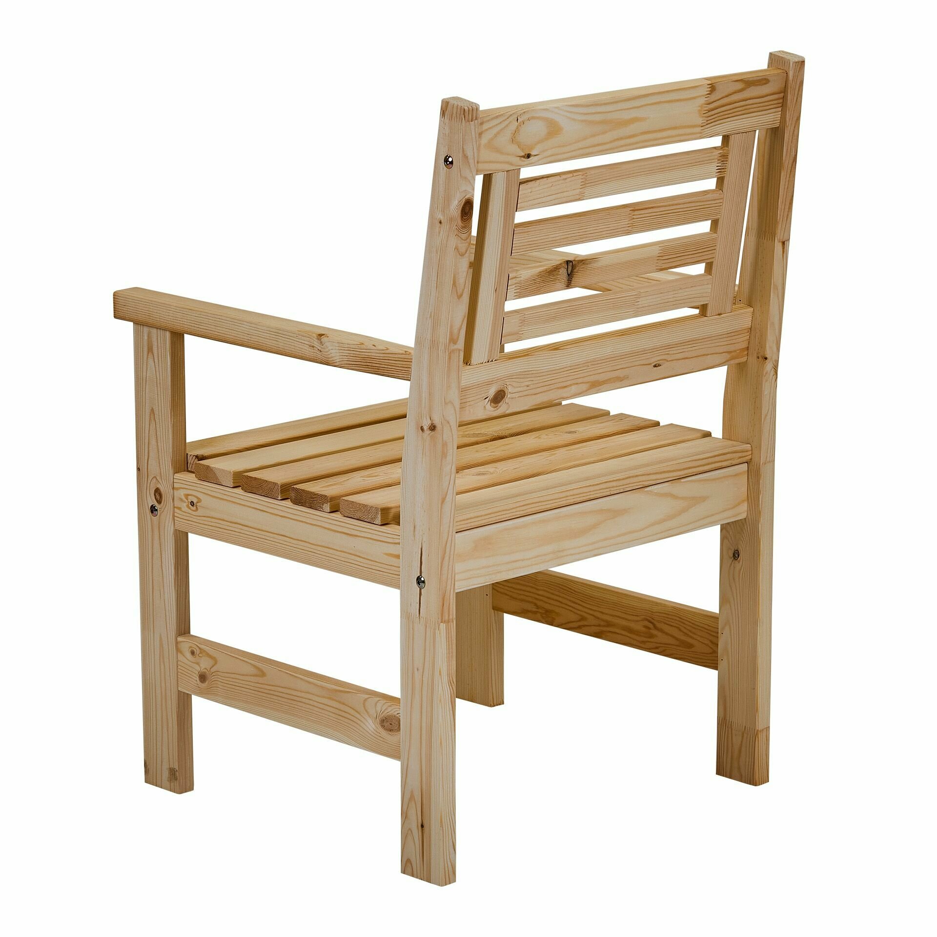 Кресло деревянное для сада и дачи, хольмен - фотография № 6