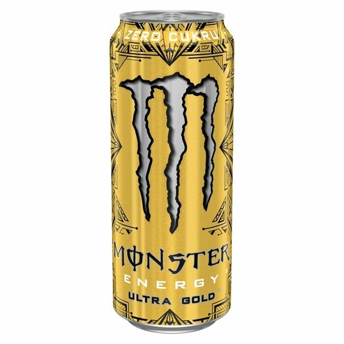 Энергетический напиток Monster Energy Ultra Gold со вкусом ананаса (Польша), 500 мл