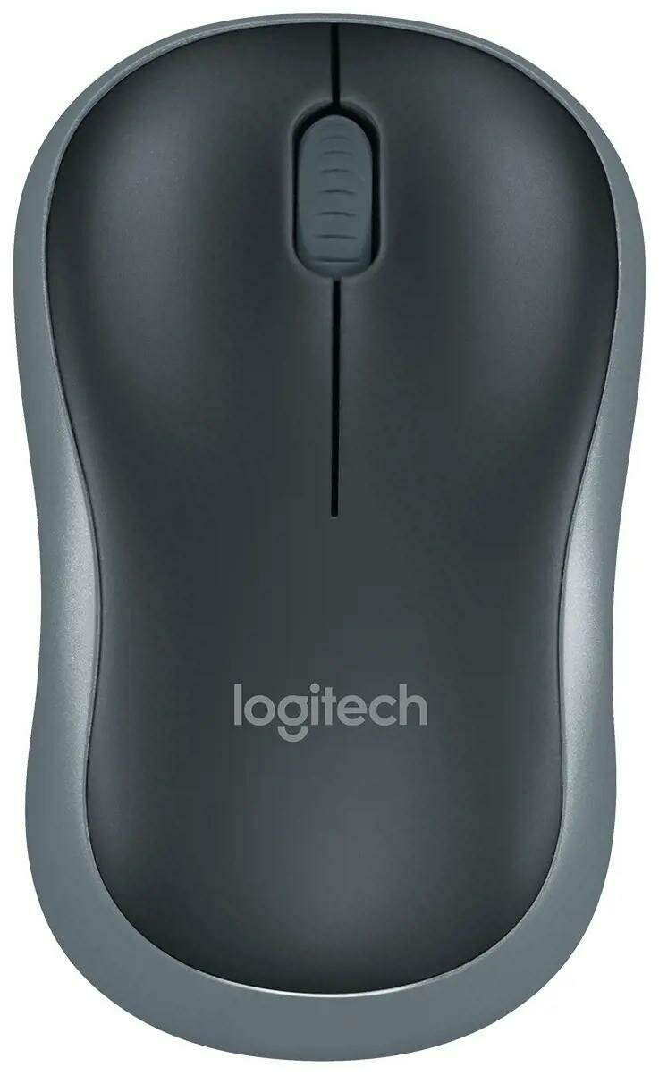 Беспроводная мышь Logitech M185, серая