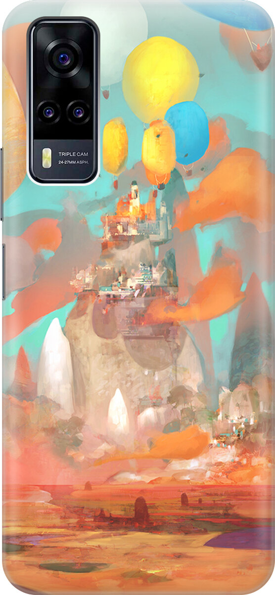 фото Силиконовый чехол Воздушный замок на Vivo Y31 / Y53s 4G / Y51 2020 / Виво У31 / У53с 4Г / У51 2020