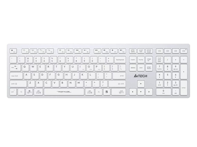 Клавиатура A4TECH Fstyler FBX50C белый