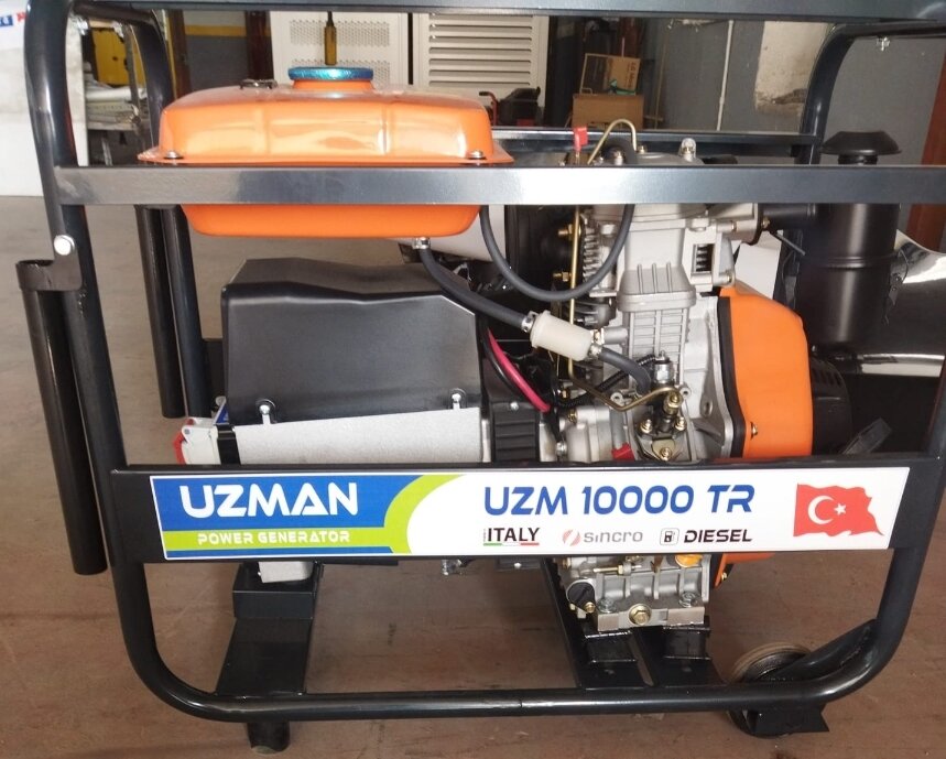 Итало-турецкий дизельный трёхфазный 10 кВт генератор UZMAN JENERATOR - фотография № 2