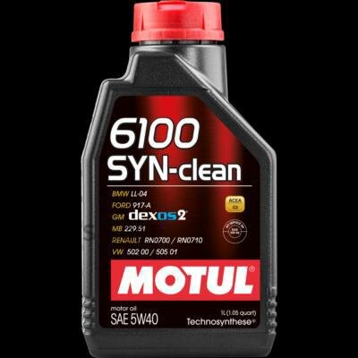 MOTUL 107941 Масло моторное 5W40 MOTUL 1л синтетика 6100 SYN-CLEAN C3