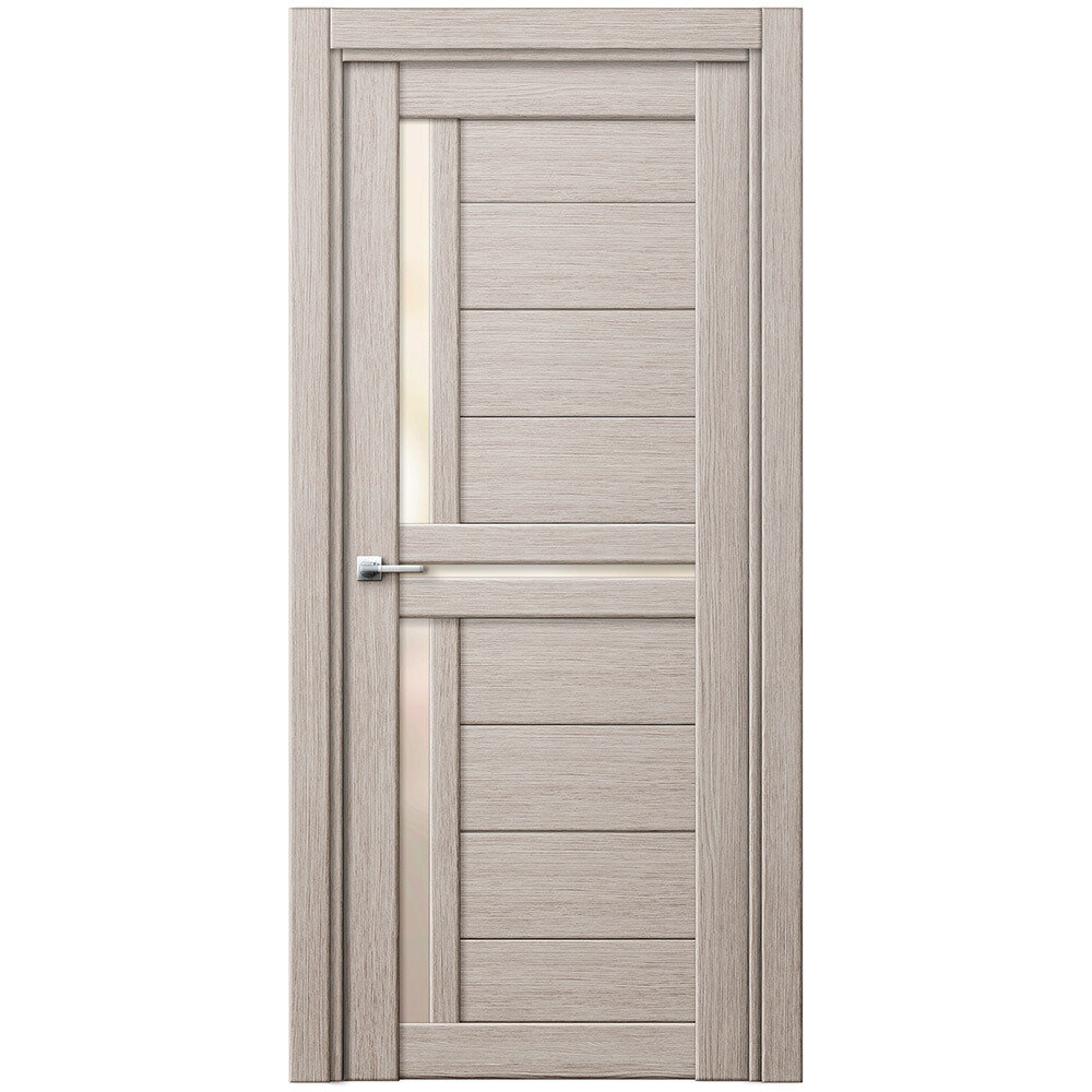 фото Дверь межкомнатная Corsa Deco S3 800х2000 мм финишпленка капучино со стеклом