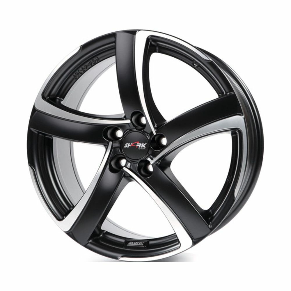 Alutec Shark 7,5x17/5x114,3 ET38 DIA 70,1 Racing Black Front Polished