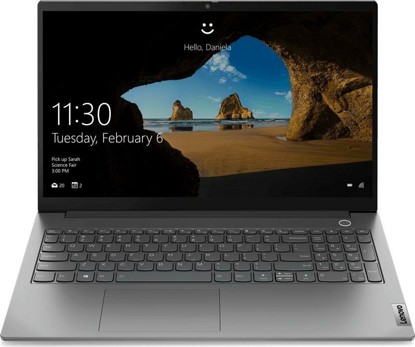 Lenovo Ноутбук Lenovo ThinkBook 15 G2-ITL 1920x1080, Intel Core i3 1115G4 3 ГГц, RAM 8 ГБ, SSD 256 ГБ, Intel UHD Graphics, без ОС, 20VE00G4RU, mineral grey