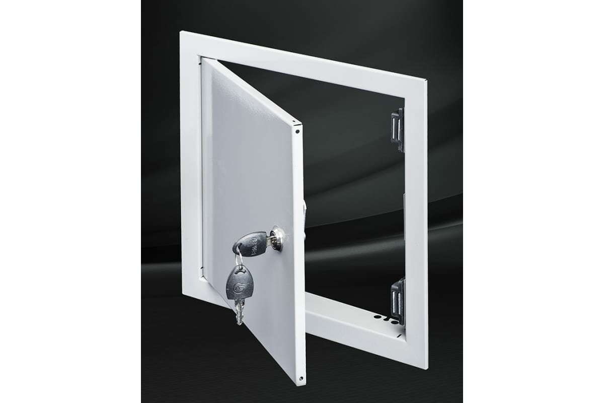 Ревизионная металлическая люк-дверца виенто с замком 1000x1000 ДР100100МЗ - фотография № 3