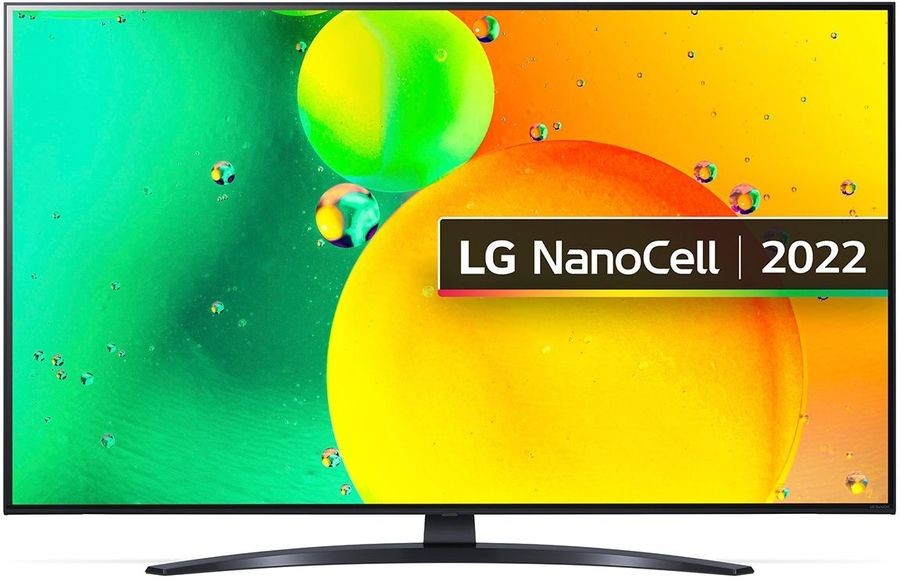 Телевизор LG 55NANO766QA.ARUB, 55", 4K Ultra HD, синяя сажа