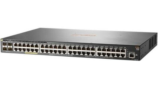 Коммутатор HP Aruba 2930F Switch управляемый 48 портов 10/100/1000Mbps PoE+ 4 SFP JL262A