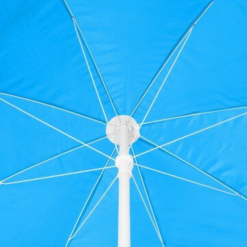 Зонт пляжный d 2м с наклоном "Nisus" N-200N-B голубой - фотография № 4