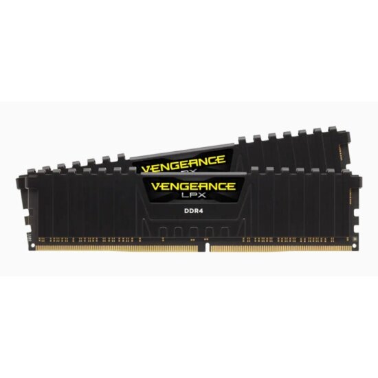 Оперативная память CORSAIR DDR4 16Gb (2x8Gb) 3200MHz pc-25600 Vengeance LPX black (CMK16GX4M2C3200C18)