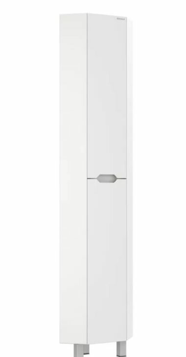 фото Пенал угловой Onika Айленд 30 напольный , правый, белый