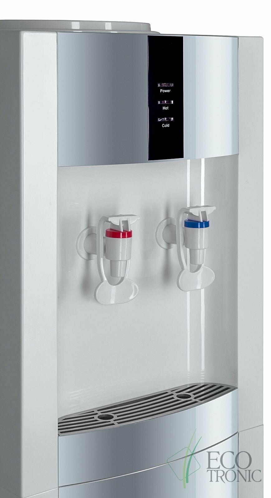 Кулер для воды "Экочип" V21-LF white-silver с холодильником - фотография № 9
