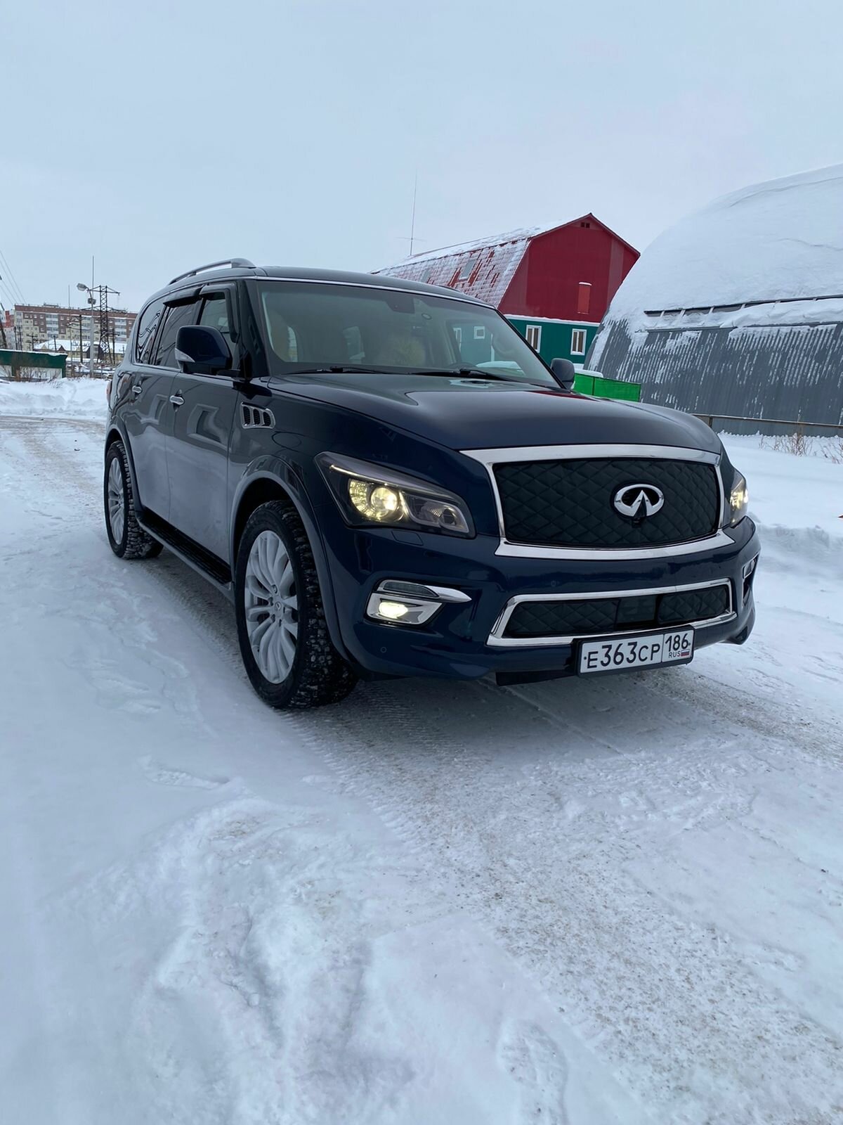 Утеплитель радиатора для Infiniti QX80 2014 - 2017 I Рестайлинг Комплект Камера/радар 3 детали — фото 7