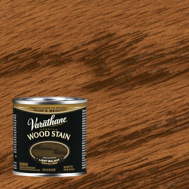Морилка на масляной основе Varathane Premium Wood Stain 236 мл Светлый орех 211796