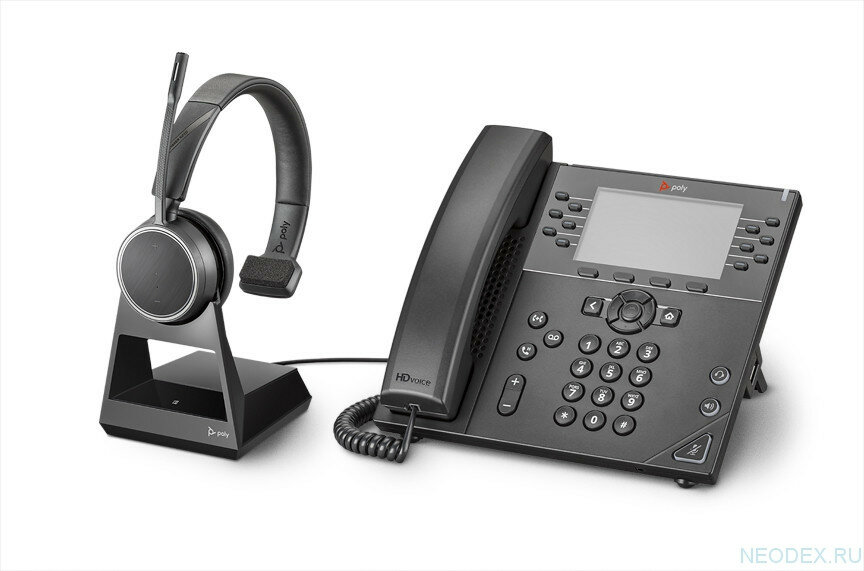 Plantronics Voyager 4210 Office-1 беспроводная гарнитура для стац и мобтел ( 212720-05 )