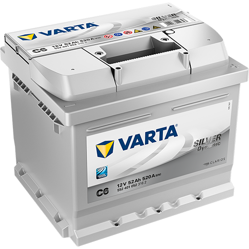 Автомобильный аккумулятор VARTA Silver Dynamic C6 552 401 052 207х175х175