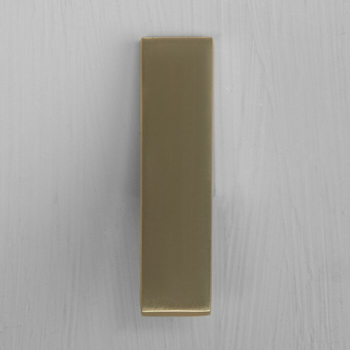 Крючок мебельный однорожковый CAPPIO KC114, цвет сатиновое золото - фотография № 3