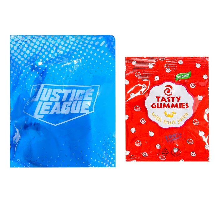 Игрушка Justice League + Мармелад Sweet Box 10 г - фотография № 2