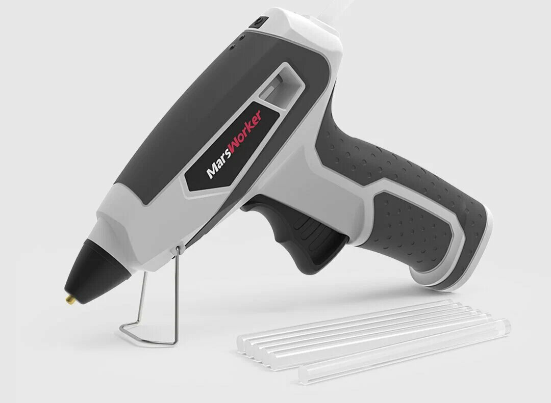 Аккумуляторный клеевой пистолет Xiaomi MarsWorker Hot Melt Glue Gun (серый) - фотография № 4