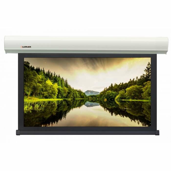 [LMBC-100104] Экран с электроприводом Lumien Master Business Control 186х223 см, (раб.область 135х215 см) (100") Matte White,