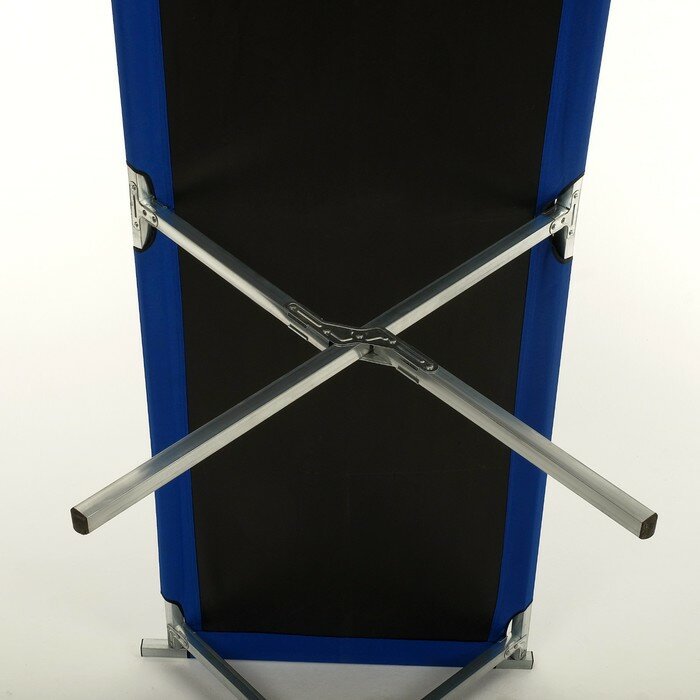 Стол для уличной торговли, складной, 200*70*70, цвет синий - фотография № 4