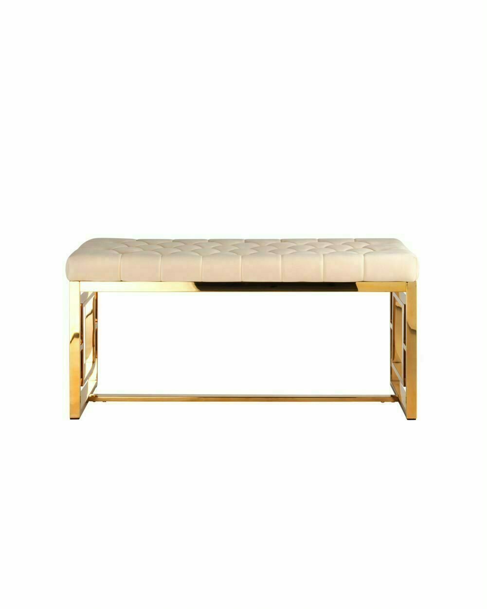 Банкетка STOOL GROUP Бруклин, ШxГxВ: 99x45x46 см, серый Hoff - фото №1