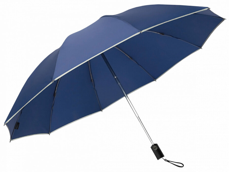 Зонт с фонариком Zuodu Reverse Folding Umbrella (Blue)