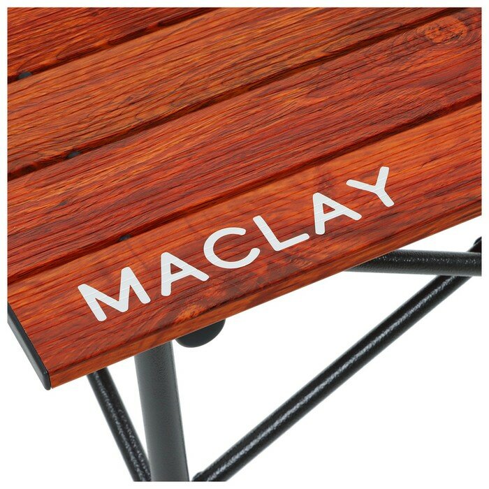 Maclay Стол туристический Maclay, 52х52х50 см, цвет дерево - фотография № 6