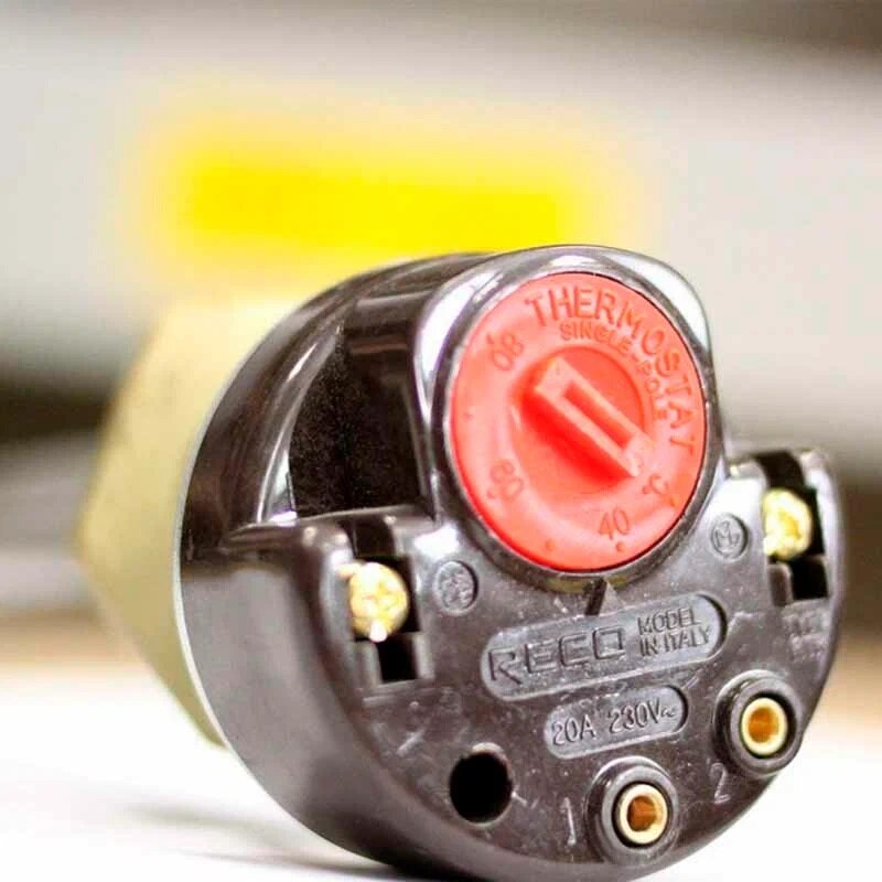 Нагревательный элемент для радиатора с термостатом в комплекте 1500Вт правая резьба D - 33мм, L 450мм - фотография № 2