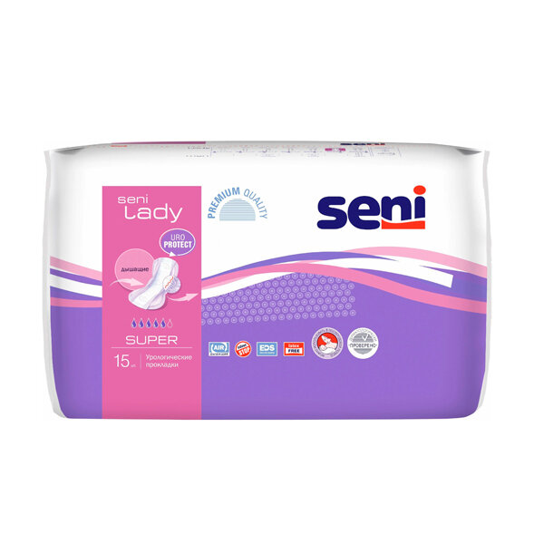 Прокладки при недержании Seni Lady Air super N15