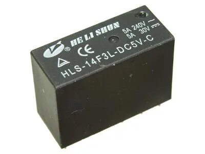 Реле 5V HLS-14F3L ток-5A К2c