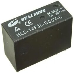Реле 5V HLS-14F3L ток-5A, К2c