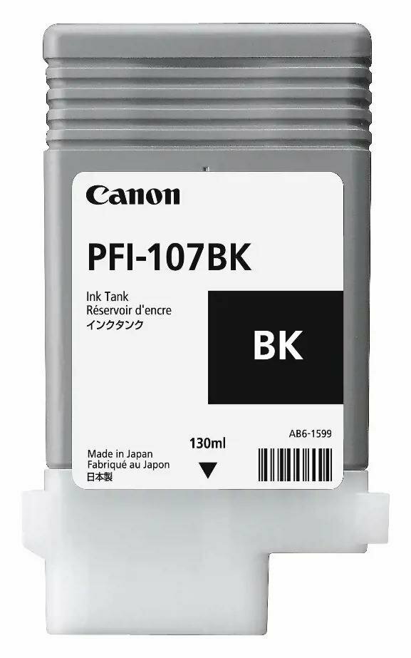 Картридж струйный Canon PFI-107BK черный