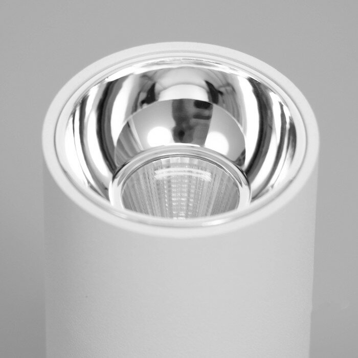 Светильник 671514/1 LED 7Вт белый-серебро 5,5х5,5х10 см - фотография № 4
