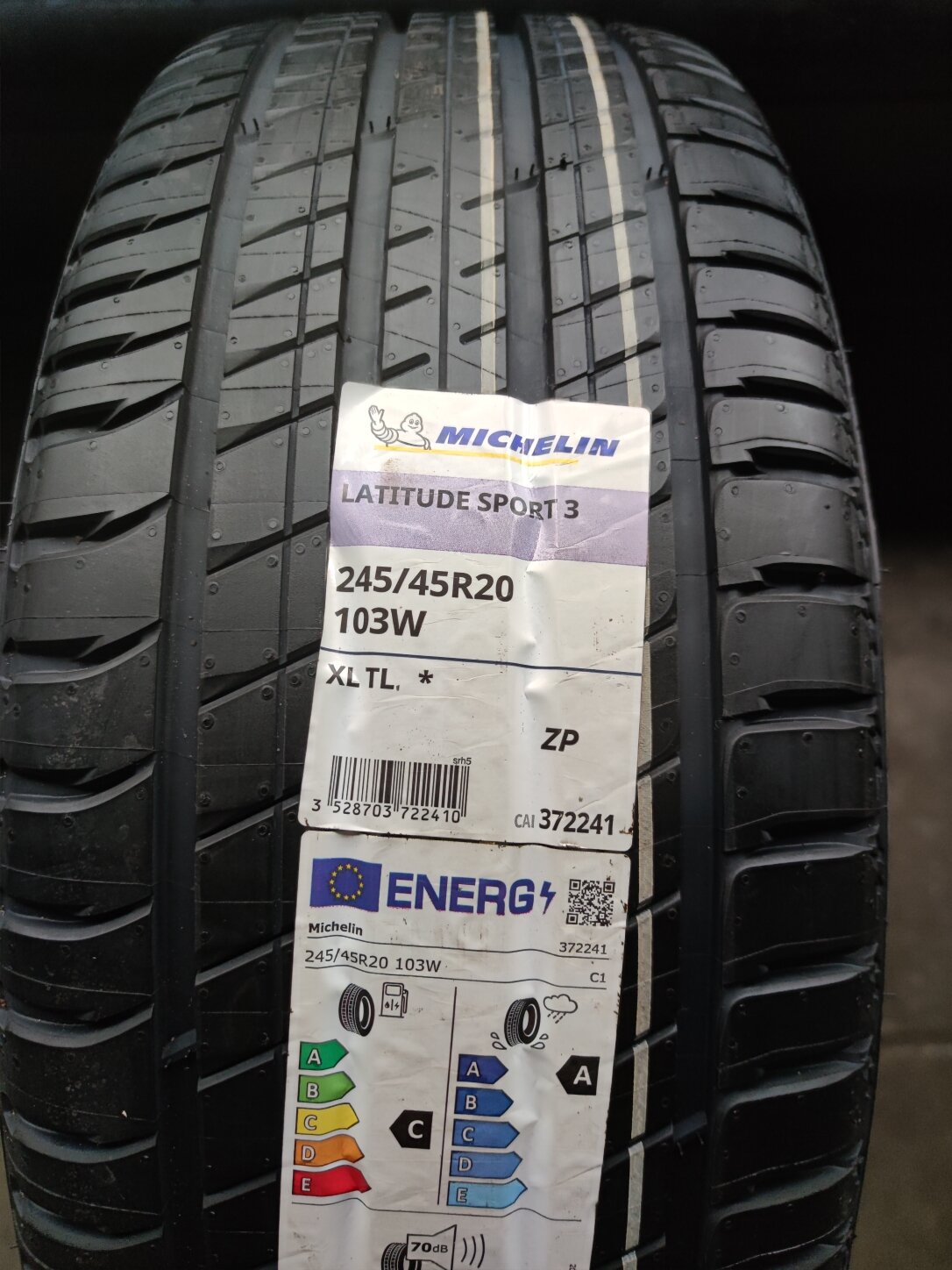 Автомобильная шина Michelin Latitude Sport 3 245/45 R20 103W RUNFLAT