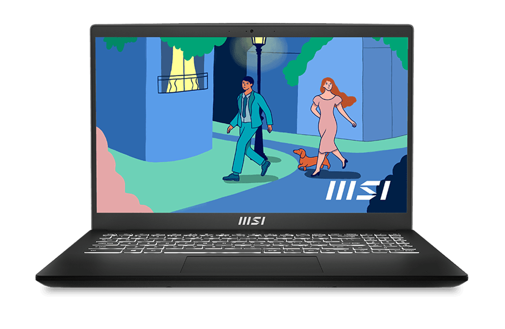Ноутбук MSI Modern 15 B12M-235RU [9S7-15H112-235] Black 15" {FHD i7-1255U/16Gb/512Gb SSD/W11Pro}