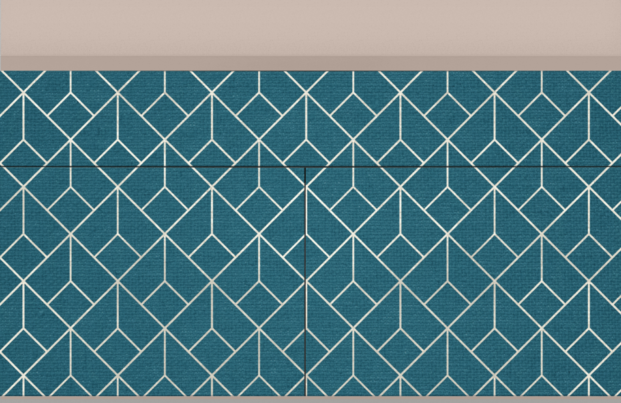 Комод - STORYZ - BS4 Turquoise Geometry, 115 x 85 x 48 см, Бежевый - фотография № 5